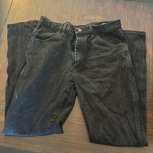 Black Rustler Jeans